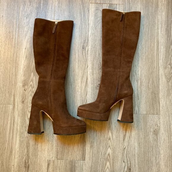Gucci Madame Suede Leather Platform Knee High Boot EU Size 36 NWT - Picture 4 of 16